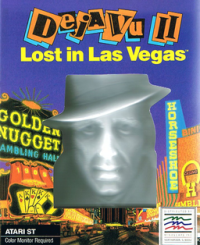 Deja Vu II: Lost In Las Vegas Atari ST box art